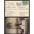 Mulino, Russia Color Litho Postcard 1911 to Lon...