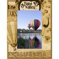 Napa Valley California Laser Engraved Wood Pict...