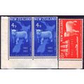 New Zealand, 1957 NZ Lamb, SG 758-9 (Scott #316...