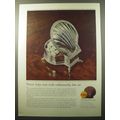 1960 Shell Oil Ad - Nature helps man exalt craftsmanship into art