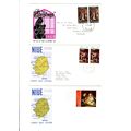 Niue 1969-1972 6 x FDC (First Day Covers) Chris...