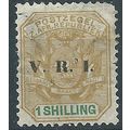 Transvaal 1900 SG233 1/- Ochre & Green Fine Use...