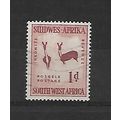 SouthWestAfrica.SG154 1d "Two Bucks" (rock pain...