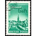 Hungary 1966 Cities and Airplanes 1.50Ft Used S...