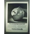 1968 American Mutual Ad - One Turned Up on Your...