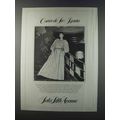 1981 Saks Fifth Avenue Oscar de la Renta Fashion Ad