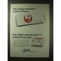 1989 AT&T USADirect Information Card Ad - This will get you to Tokyo