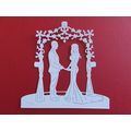 8 x Tattered Lace Die Cuts Wedding