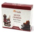 Aromatica Backflow Incense Cones - Seven Charkr...