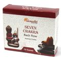 Aromatica Backflow Incense Cones - Seven Charkr...