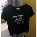 All I Want For Christmas Is Wine Ladies Tshirt ...