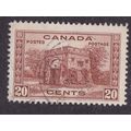 Canada 1938 Fort Garry 20c Fine Used SG 365 VGC