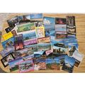 43 Mailed and New USA Postcards from Various St...
