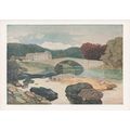 John Sell Cotman Gretna Bridge Painting Postcard
