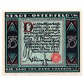 1921 Germany Osterfeld Notgeld 75 Pfennig Note ...