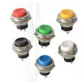 16mm Switch Round Metal Push Button Momentary H...