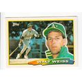 1989 Topps Big Walt Weiss baseball card #263 – ...