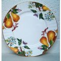DUCHESS fine bone china 8 1/4 " Gold Trim FRUIT...