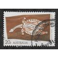 AUS 1971 20c 'ABORIGINAL ART' FINE USED (EBID52...