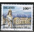 1997 Iceland - Sc# 847 used - Reykjavik Theatre...