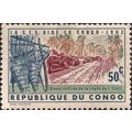 CONGO DR, Construction of Ituri Road, blue 1963, 0.5F