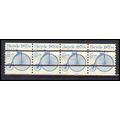 Used 1901a 5.9c Bicycle Fine Strip of 4 PreCnx ...