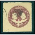 Used U349 2c Columbus and Liberty Fine Cut Squa...