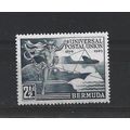 Bermuda.SG130 2 1/2d Blue-Black.Mounted Mint.Mar25