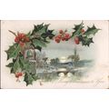 Vintage USA PC c1900 - A Merry Christmas To You
