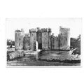 SUPERB REAL PHOTOGRAPHIC POSTCARD OF BODIAM CAS...