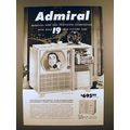 1950 Admiral Television Ad - Huge 19 Inch Pictu...