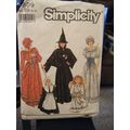 Simplicity 9809 Kid Witch, Angel, Pilgrim, Prai...