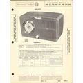 GENERAL ELECTRIC model 64 65 50x 530 AM radio S...