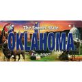 Oklahoma The Sooner State License Plate Souveni...