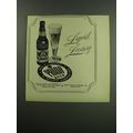 1949 Prior Beer Advertisement - Liquid Luxury
