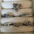 Knuckle Rings, Toe Rings Grab Bag of 6 #414 USA...