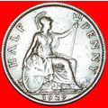 MISTRESS OF SEAS: GREAT BRITAIN ★ HALF PENNY 19...