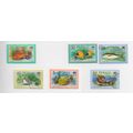 TUVALU 1979 FISH STAMPS SELECTION SIX STAMPS USED