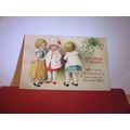 CHRISTMAS CHEER, used antique postcard by Wildt...
