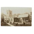 Eyam Church, Derbyshire, RP Postcard.