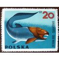 Poland 1966 Prehistoric Animals 20g Terror Fish...
