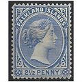 Falkland Islands 1894 SG30 2 1/2d Ultramarine M...