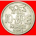 Ⰶ HONEYBEE 1958-1973:NORWAY★10 ORE 1963 LOW STA...