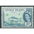 Cayman Islands 1955 SG154 3d Bright Green & Blu...