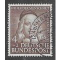 GER 1953 4pf +2 'WELFARE FUNDS - A.H FRANCKE' F...