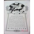 A B DICK COMPANY 1934 wings for new day Mimeogr...