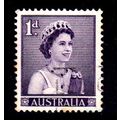 Australia 1959 QE II 1d Used Stamp.