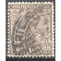 India 1911 - SG 203 - KGV1 1a brown - used