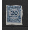 Germany.SG321 20M Blue.Mounted Mint.Nov21