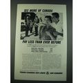 1961 TCA Trans-Canada Air Lines Ad - See More of Canada